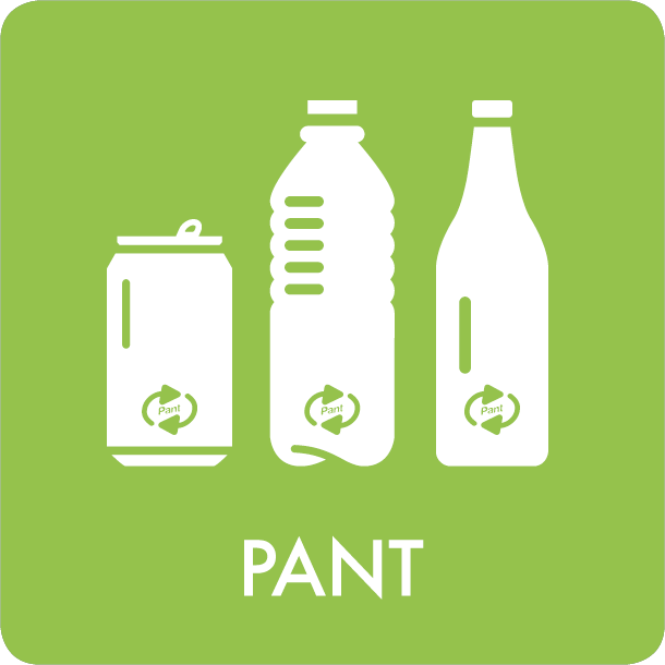 Piktogram Pant 12x12 cm Selvklæbende Lysegrøn