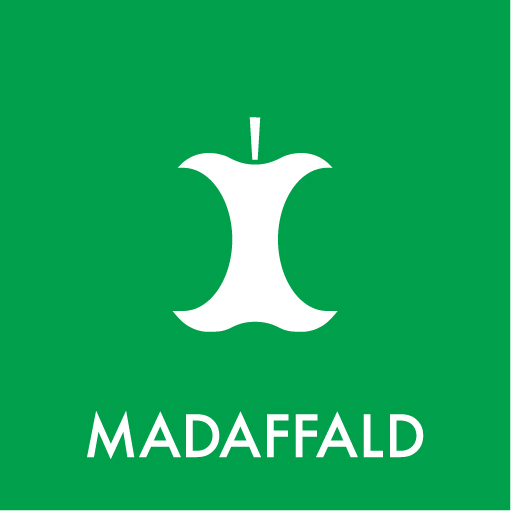 Piktogram Madaffald 12x12 cm Magnetisk Grøn