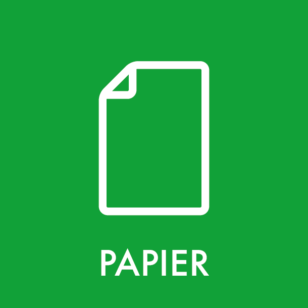 Piktogram Papier 12x12 cm Magnetisk Grøn