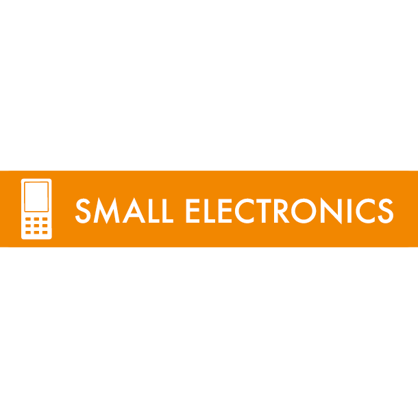 Piktogram Small elektronics 16x3 cm Magnetisk Orange