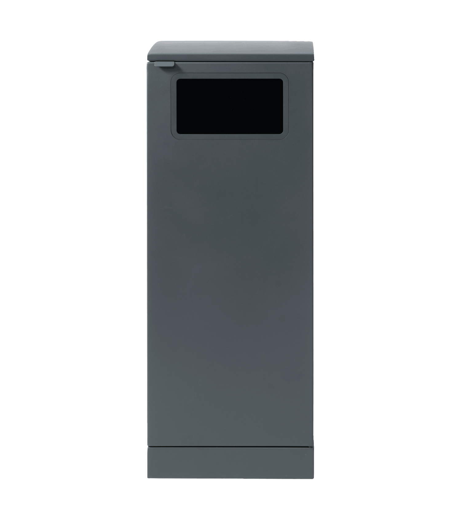 Bica Model 621 Avfallsbehållare 90 liter Lätt antracit Öppen inkast