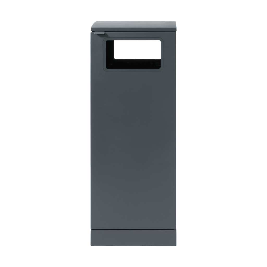 Bica Model 623 Affaldsbeholder 90 liter Lys antracit Dobbelt åbent indkast