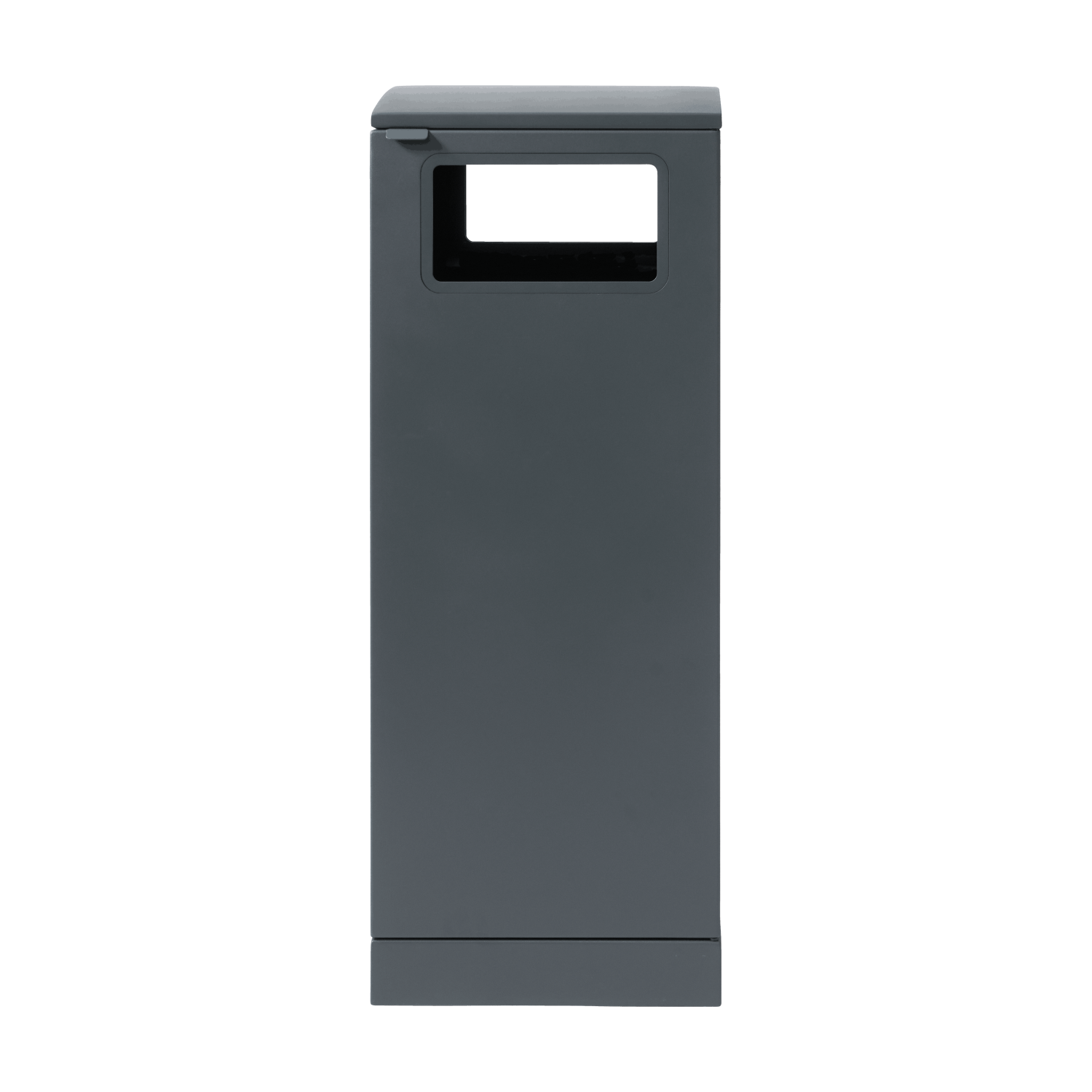 Bica Model 623 Avfallsbehållare 90 liter Lätt antracit Dubbel öppen inkast