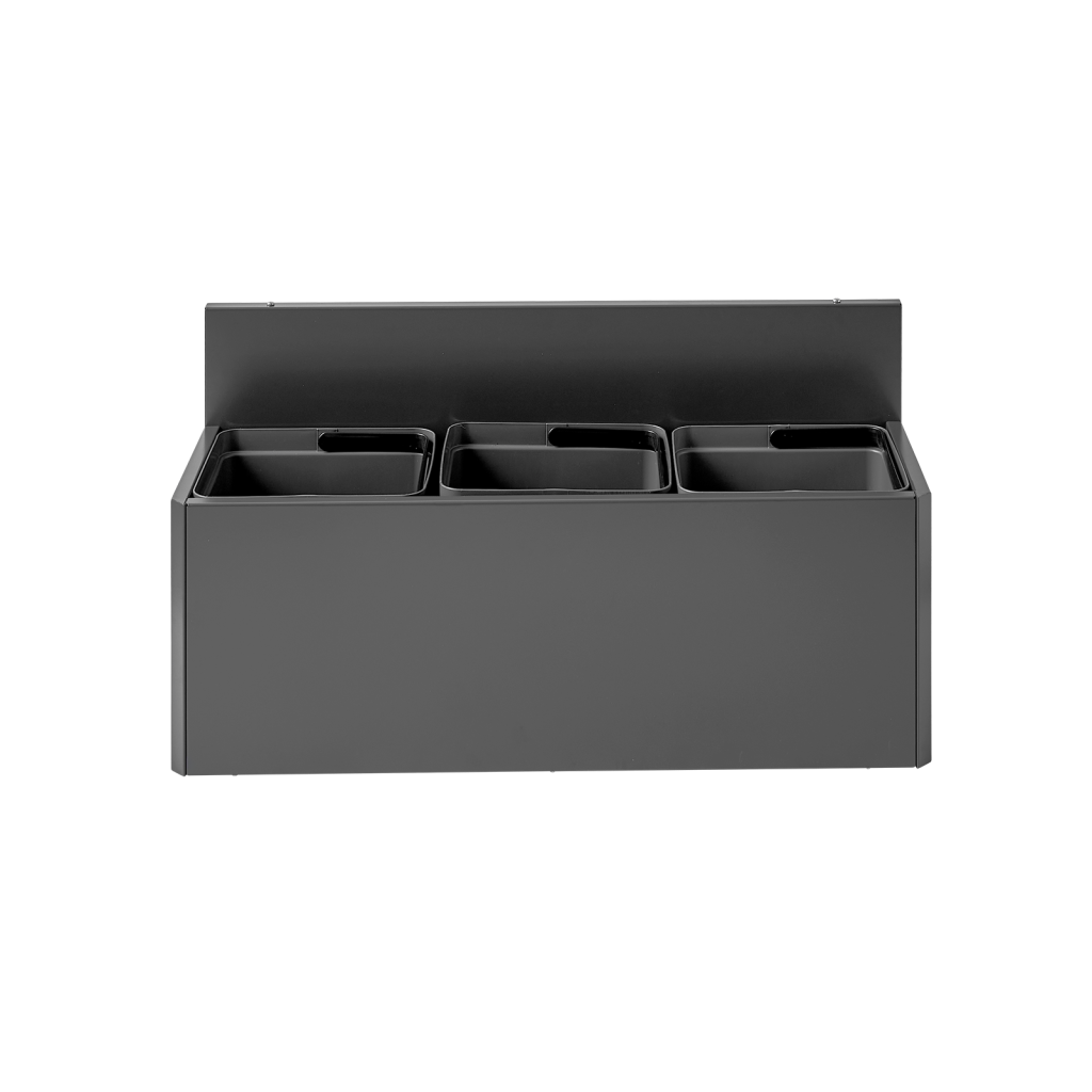 Bica Model 812 Affaldssortering 3x15 liter Væghængt