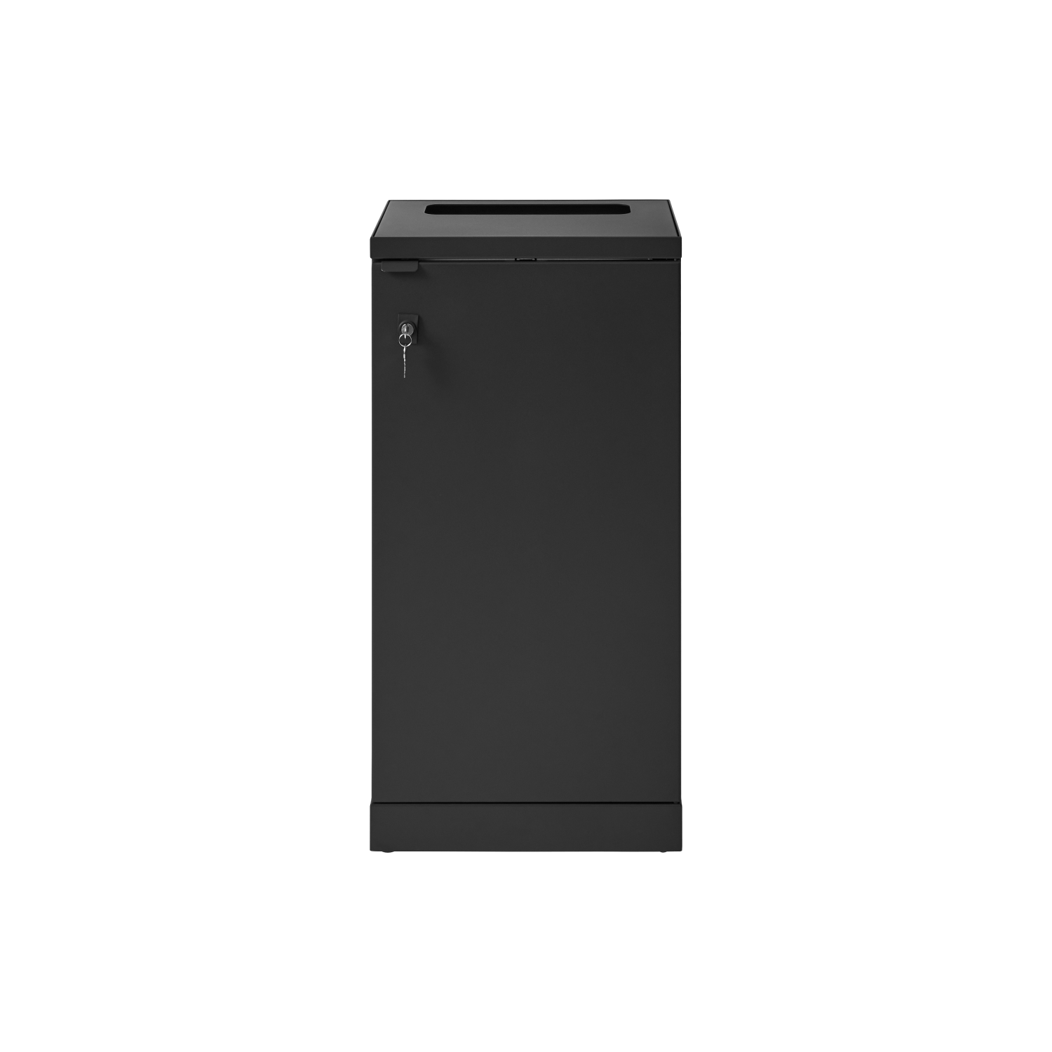 Bica Modell 824 Avfallsbehållare 95 liter Pantbehållare med lås Antracit