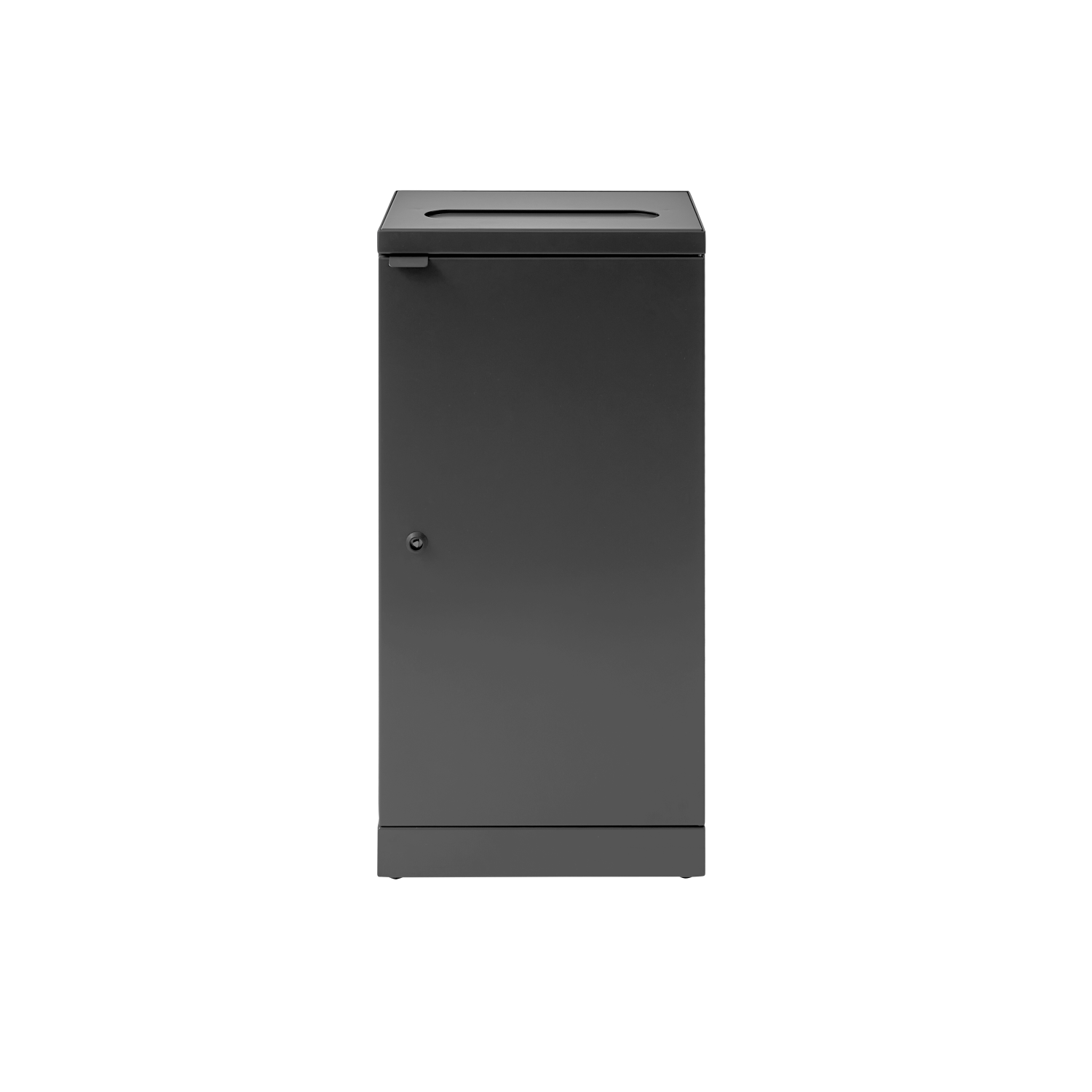 Bica Modell 859 Avfallsbehållare 95 liter Automatisk stängning Antracit