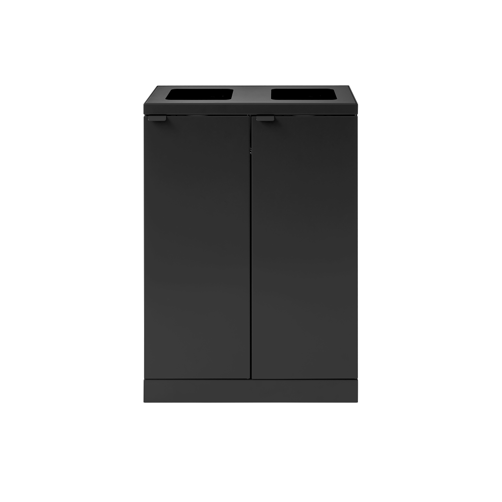 Bica Model 867 Avfallssortering 2x65 liter Åpne innkasr