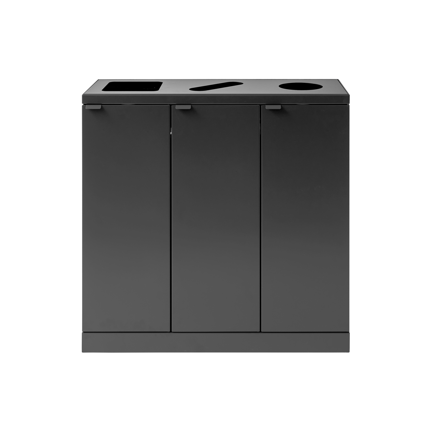 Bica Modell 869 Avfallssortering 3x65 liter Formade inkast