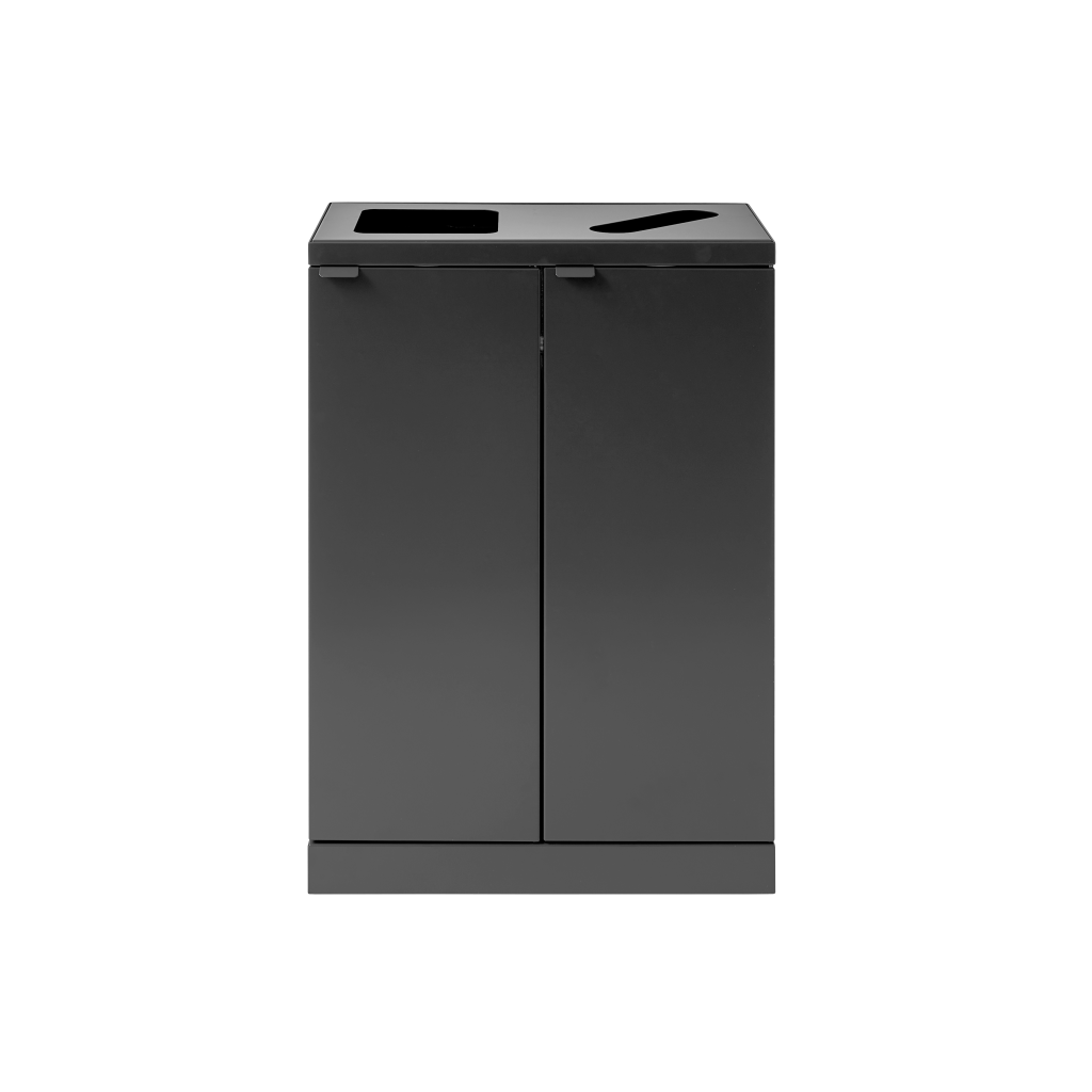 Bica Model 888 Affaldssortering 2x65 liter Åbent/papir indkast