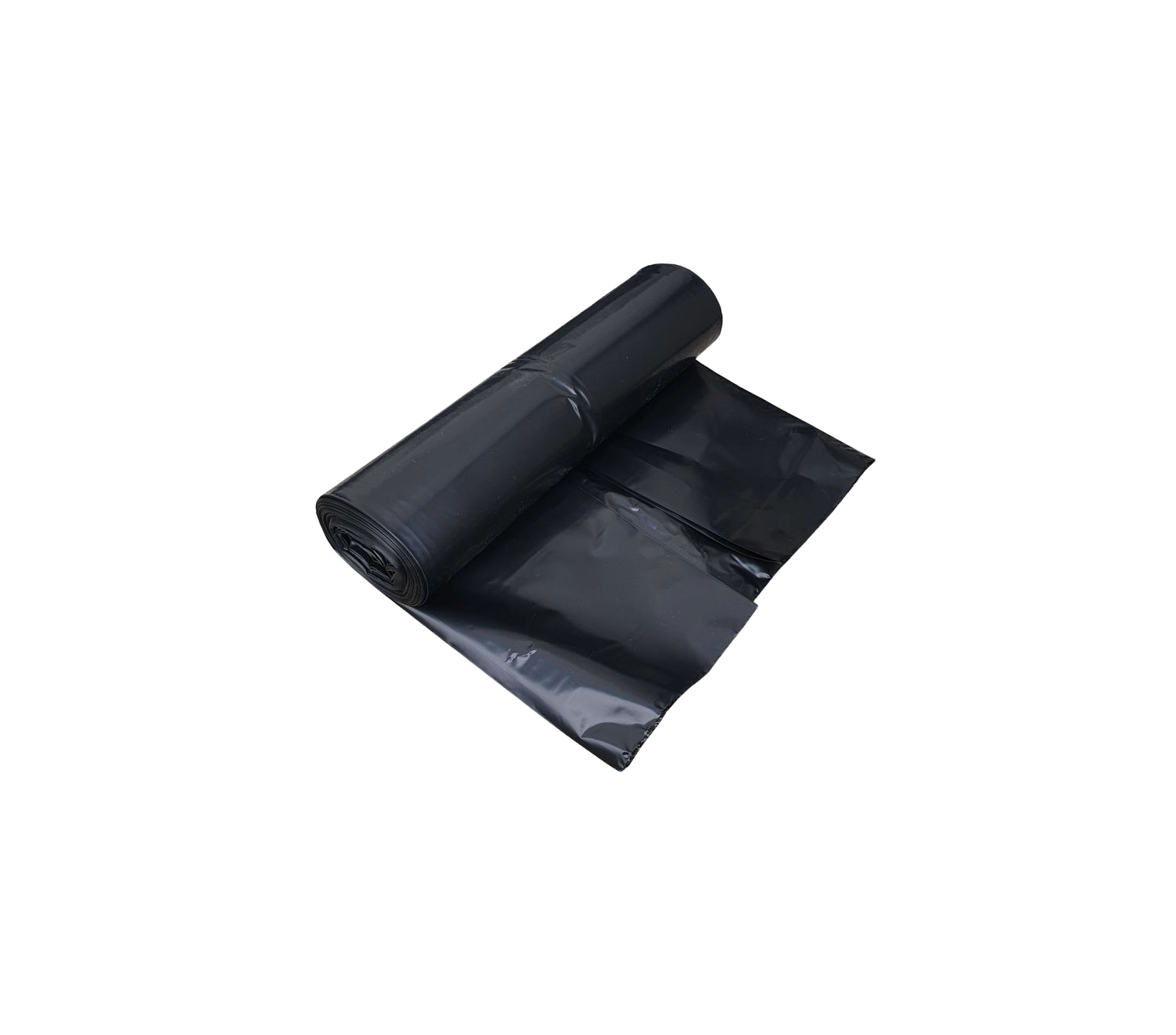 Plastpåsar 50 liter LLPDE, virgin Svart