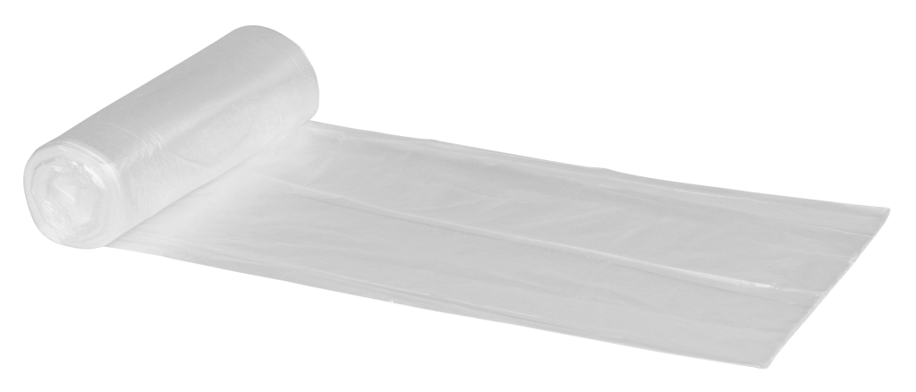 Plastikposer 50 liter HPDE, virgin Transparent