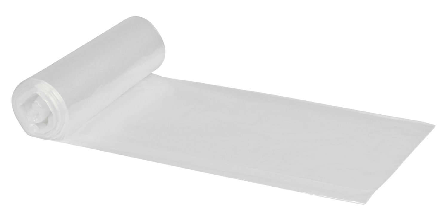 Plastpåsar 120 liter LDPE, virgin Transparent